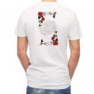 【Tシャツ】モノトーンなバラ