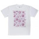 【Tシャツ】可愛いハートと花模様