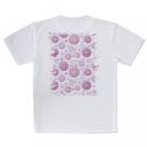 【Tシャツ】可愛いハートと花模様