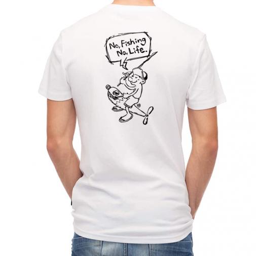 【Tシャツ】【釣りざんまい】ルアーに乗ったアングラー