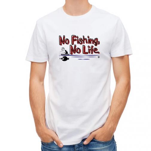 【Tシャツ】【釣りざんまい】No Fishing, No Life.