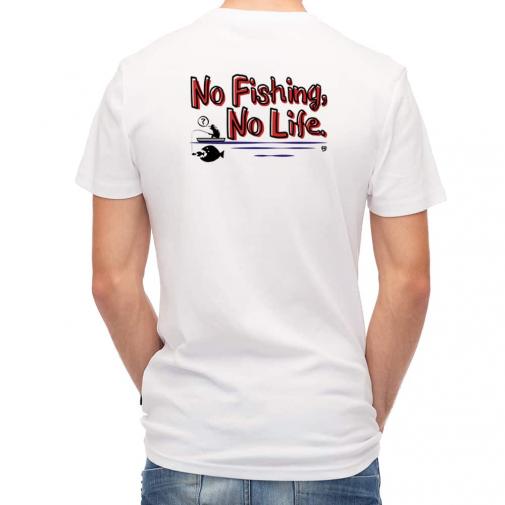 【Tシャツ】【釣りざんまい】No Fishing, No Life.