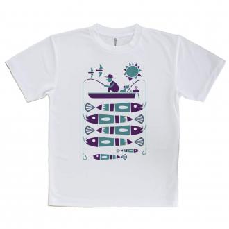【Tシャツ】【釣りざんまい】モーニングフィッシング