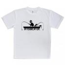 【Tシャツ】【釣りざんまい】愛犬と釣りを楽しむアングラー