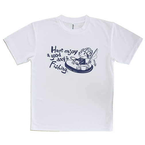 【Tシャツ】【釣りざんまい】フローターボートアングラー_ネイビー