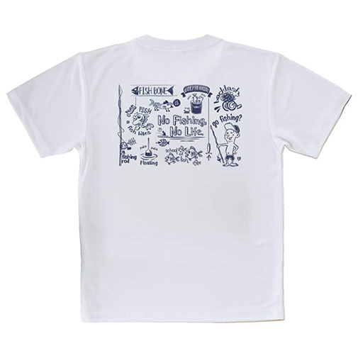 【Tシャツ】【釣りざんまい】釣りが好きなんです　横描き