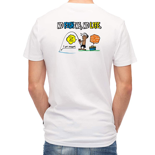 【Tシャツ】【釣りざんまい】なんだか大物釣りあげてるかも?