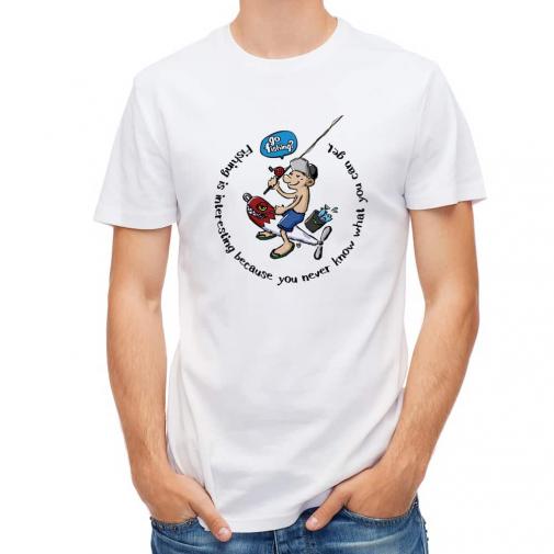 【Tシャツ】【釣りざんまい】ルアーを乗りこなすアングラー