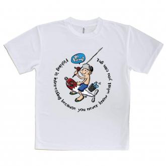 【Tシャツ】【釣りざんまい】ルアーを乗りこなすアングラー