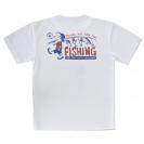 【Tシャツ】【釣りざんまい】釣りをとにかく楽しもう!_レトロ