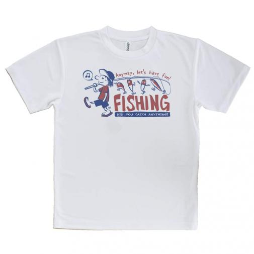 【Tシャツ】【釣りざんまい】釣りをとにかく楽しもう!_レトロ