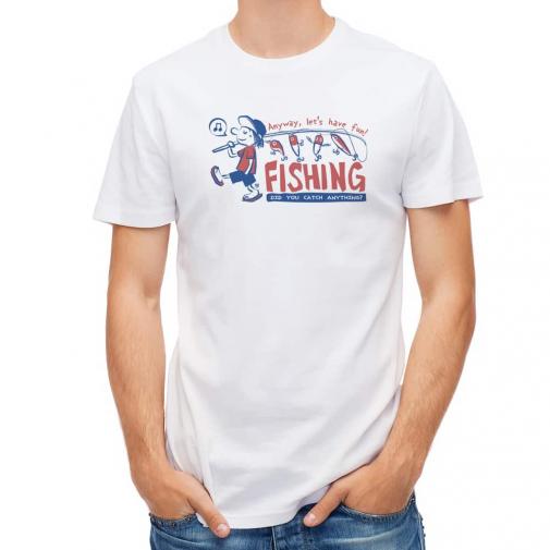 【Tシャツ】【釣りざんまい】釣りをとにかく楽しもう!_レトロ