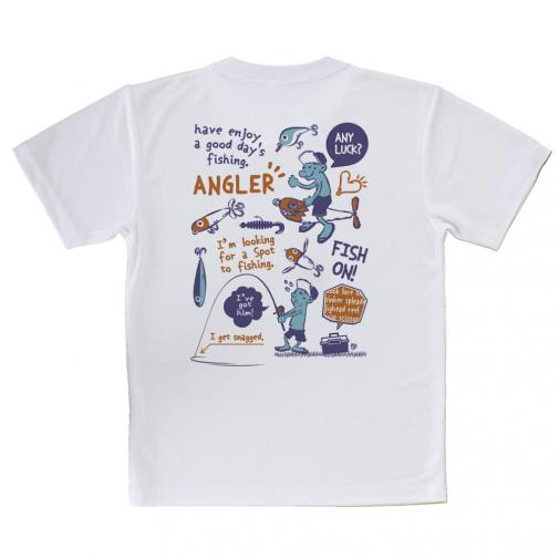 【Tシャツ】【釣りざんまい】釣りに行きませんか?_レトロ