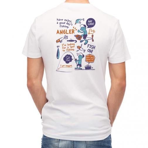 【Tシャツ】【釣りざんまい】釣りに行きませんか?_レトロ