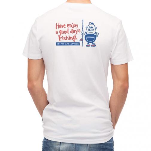 【Tシャツ】【釣りざんまい】ぽっちゃりアングラー