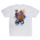 【Tシャツ】【釣りざんまい】エギに釣られるアオリイカ_ビビッドカラー