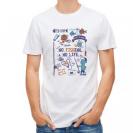 【Tシャツ】【釣りざんまい】釣りが好きなんです_レトロ