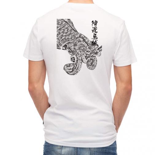 【Tシャツ】アオリイカ　墨絵風