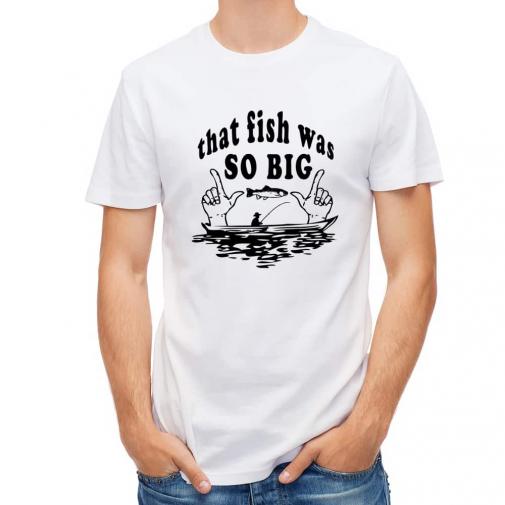 【Tシャツ】大きな魚を釣りました。