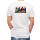 【Tシャツ】魚売りの女性　アクリル画