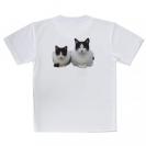 【Tシャツ】シロクロ二匹