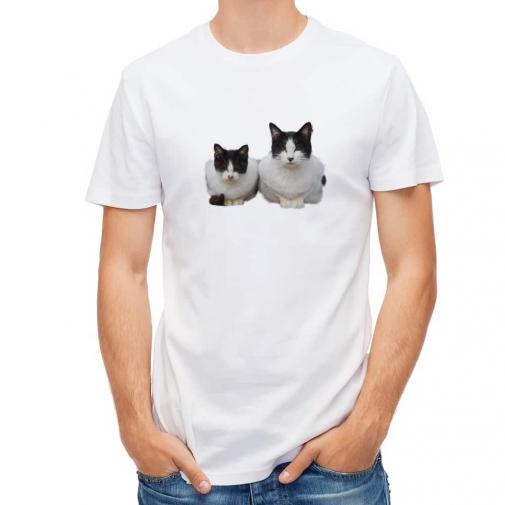 【Tシャツ】シロクロ二匹