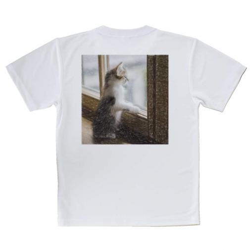 【Tシャツ】窓際の猫