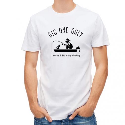 【Tシャツ】【釣りざんまい】愛犬とボートフィッシング