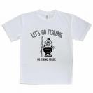 【Tシャツ】【釣りざんまい】レッツゴーフィッシング ポッチャリアングラー