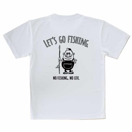 【Tシャツ】【釣りざんまい】レッツゴーフィッシング ポッチャリアングラー