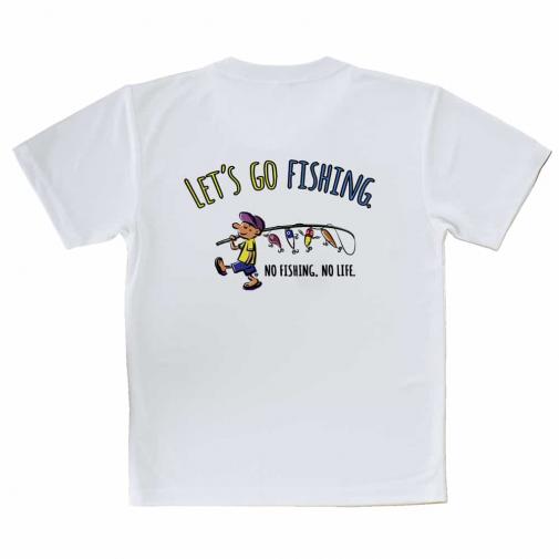 【Tシャツ】【釣りざんまい】レッツゴーフィッシング ルアーと少年_カラフル