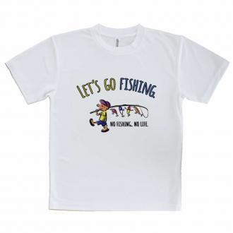 【Tシャツ】【釣りざんまい】レッツゴーフィッシング ルアーと少年_カラフル