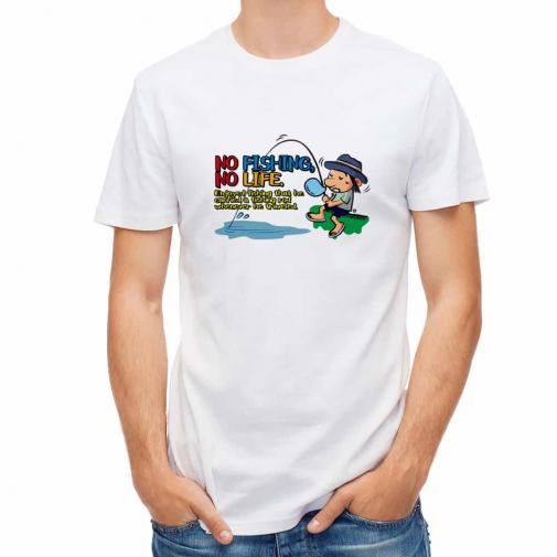 【Tシャツ】【釣りざんまい】ウトウトアングラー_カラフル