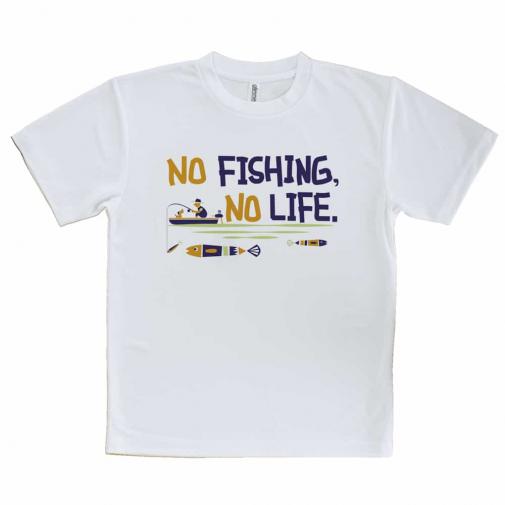 【Tシャツ】【釣りざんまい】釣りのない人生なんて_レトロ