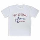 【Tシャツ】【釣りざんまい】レッツゴーフィッシング ルアーと少年_レトロ