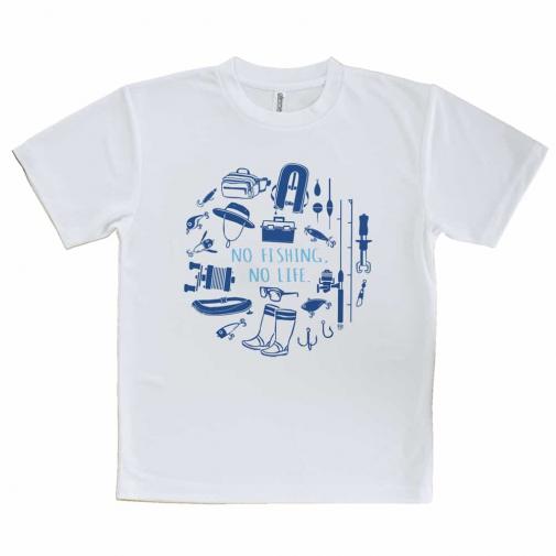 【Tシャツ】【釣りざんまい】FISHING TOOL_ブルー