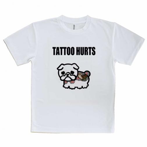 【Tシャツ】【彫姫】TATTOO HURTS 犬