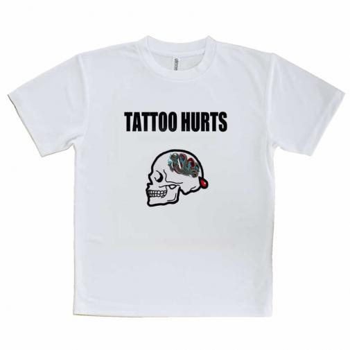 【Tシャツ】【彫姫】TATTOO HURTS ドクロ