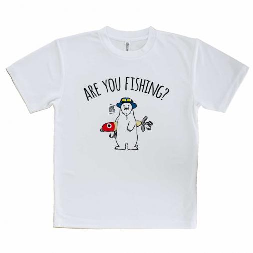 【Tシャツ】【釣りざんまい】ルアーとシロクマさん