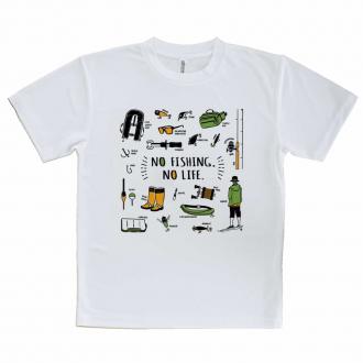 【Tシャツ】【釣りざんまい】釣りに行く準備_カラフル