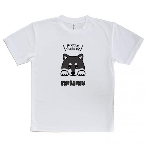 Tシャツ】柴犬のおねだり顔_黒柴(wakat) / Anglers case