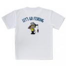 【Tシャツ】【釣りざんまい】レッツゴーフィッシング 釣り好き少年_カラフル