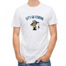 【Tシャツ】【釣りざんまい】レッツゴーフィッシング 釣り好き少年_カラフル