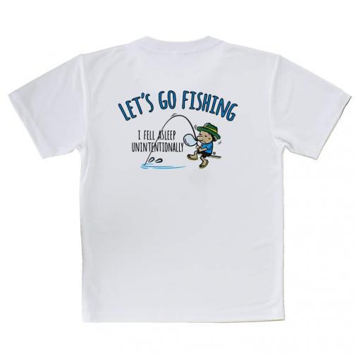 【Tシャツ】【釣りざんまい】レッツゴーフィッシング ウトウトアングラー_カラフル