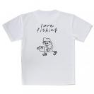 【Tシャツ】【釣りざんまい】ルアーを持つアングラー