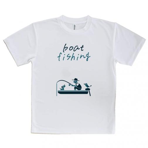 【Tシャツ】【釣りざんまい】ボート釣りを楽しむ