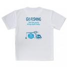 【Tシャツ】【釣りざんまい】ユニークな釣り_ブルー