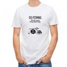 【Tシャツ】【釣りざんまい】ユニークな釣り_ブラック