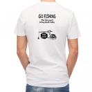 【Tシャツ】【釣りざんまい】ユニークな釣り_ブラック