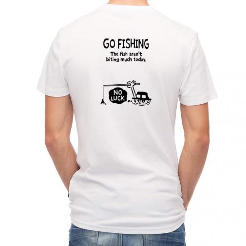 【Tシャツ】【釣りざんまい】ユニークな釣り_ブラック